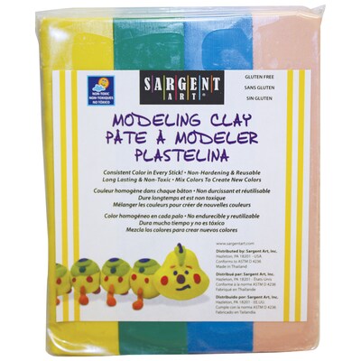 Sargent Art® Modeling Clay, Pastel Colors, 1lb (SAR224005)