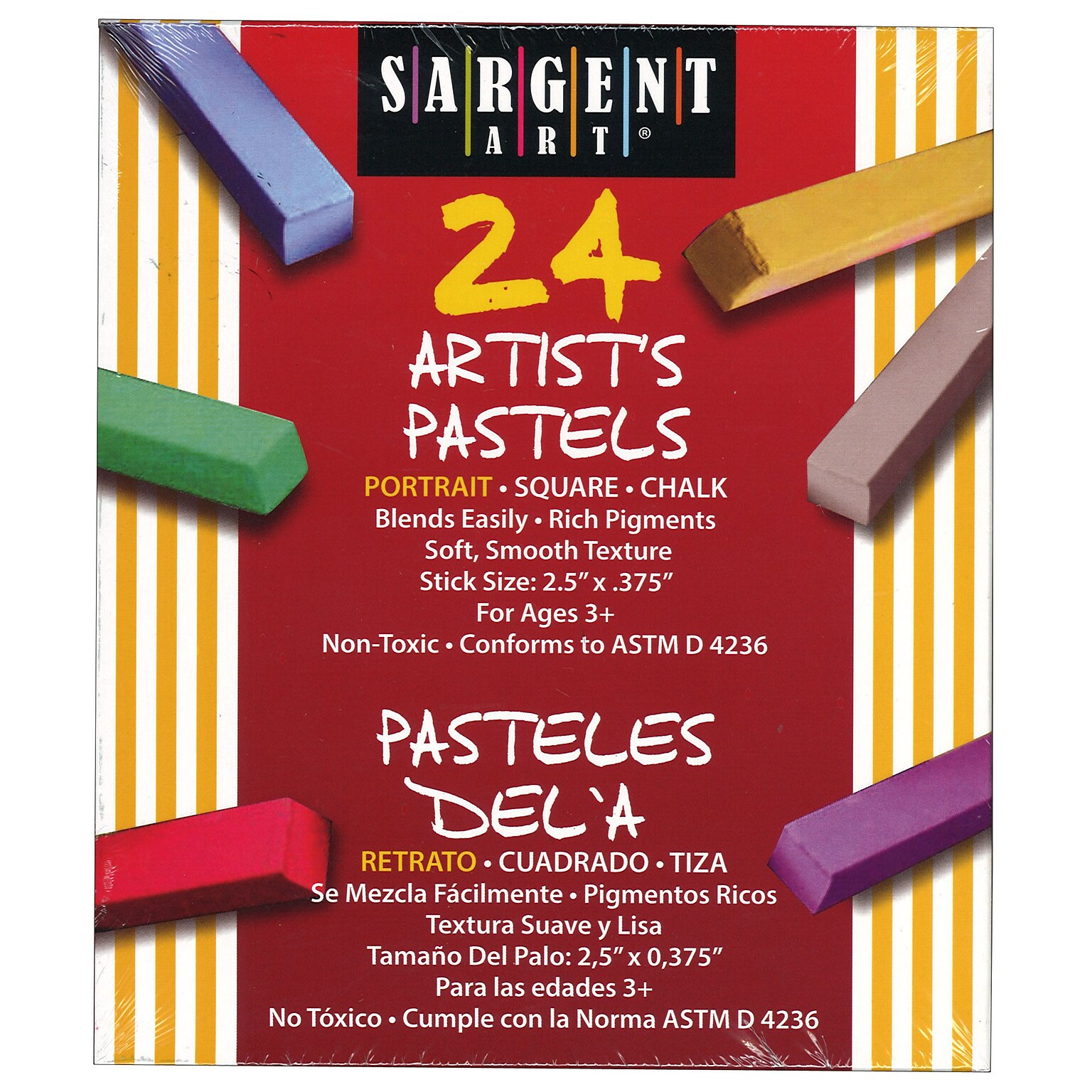 Sargent Art® Portrait Color Artists Chalk, 24/Box
