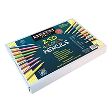 Sargent Art Best-Buy Classpack Colored Pencils, Assorted Colors, 250/Pack (SAR227200)
