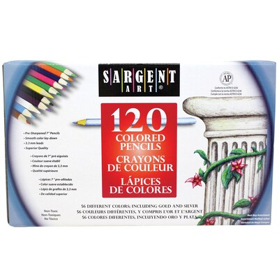 Sargent Art Classpack Colored Pencils, Assorted Colors, 120/Pack (SAR227252)