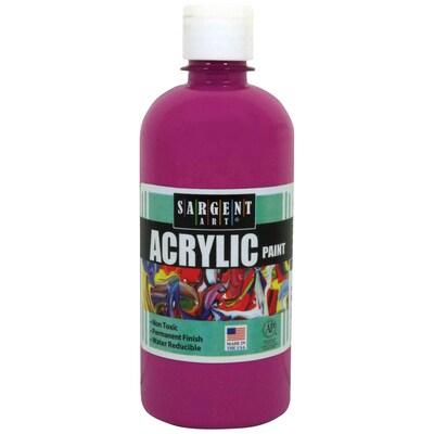 Sargent Art Acrylic Paint, Magenta, 16 oz. (SAR242438)