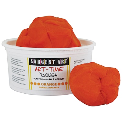 Sargent Art Art-Time Dough, Orange, 1 lb. (SAR853114)