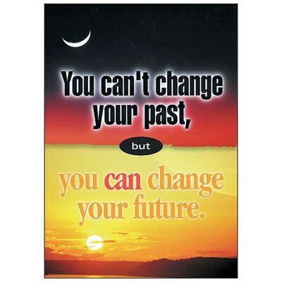 Trend® Educational Classroom Posters, You cant change the past, but you…