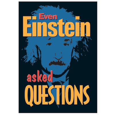 Trend® Educational Classroom Posters, Even Einstein asked questions