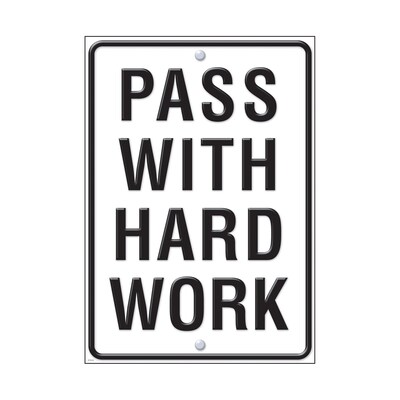 Trend ARGUS Poster, Pass with hard work.
