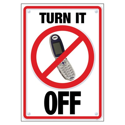 Trend® Educational Classroom Posters, Turn it off