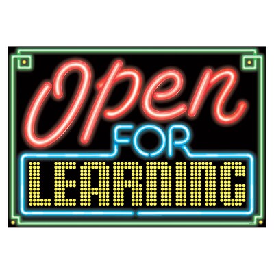 Trend® Educational Classroom Posters, Open for learning