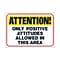 Trend Enterprises® ARGUS® Poster, Attention Only Positive Attitudes