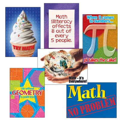 Trend® Large Poster Combo Packs, Math Matters