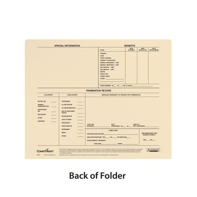 ComplyRight Employee Personnel Envelope (A0717)