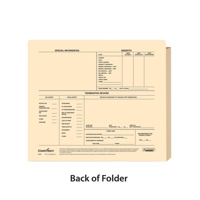 ComplyRight Expandable Confidential Personnel Envelo-File® (A0720)