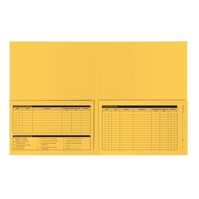 ComplyRight™ Employee Safety and Training Records Folder, Pack of 25 (A2210)