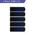 Centon USB 3.0 Datastick Pro2 (Sapphire Blue), 128GB, 5 Pack