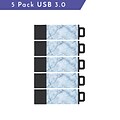 Centon USB 3.0 Datastick Pro2 (Marble-Frozen), 64GB, 5 Pack
