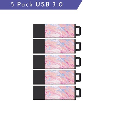 Centon USB 3.0 Datastick Pro2 (Marble-BubbleGum), 16GB, 5 Pack
