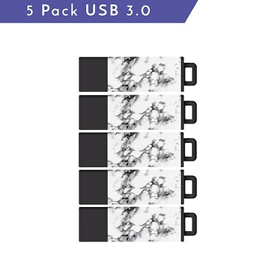 Centon USB 3.0 Datastick Pro2 (Marble-Stormy), 8GB, 5 Pack