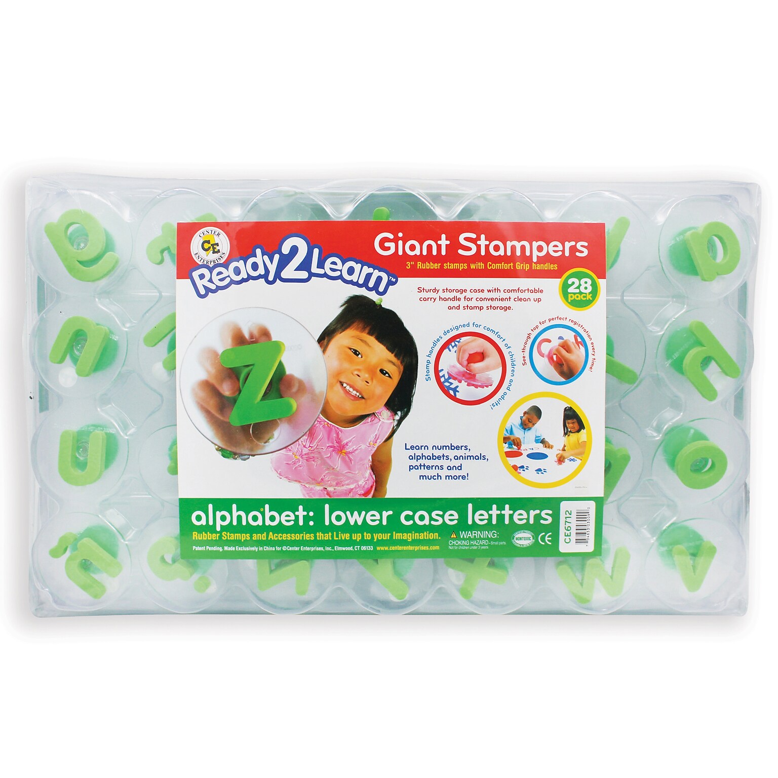 Ready2Learn™ Giant Stampers, Alphabet Letters Lowercase, 28/pkg