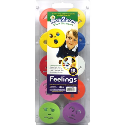 Ready2Learn™ Giant Stampers, Feelings, 10/Pkg