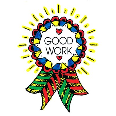 Center Enterprises Rubber Stamp, Good Work Award (CE-E632)