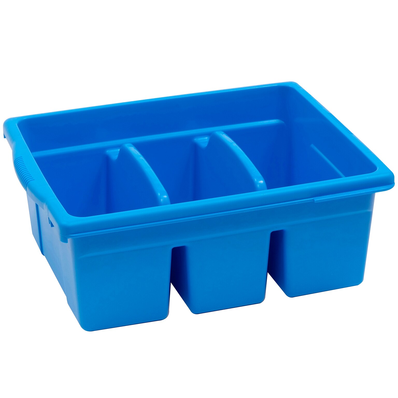 Copernicus Educational Products Leveled Reading Large Divided Book Tubs, Blue (CEPCC4069B)