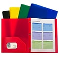 C-Line 2 Pocket Portfolio Folders, Assorted Colors, 10/Pack (CLI32960)