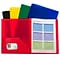 C-Line 2 Pocket Portfolio Folders, Assorted Colors, 10/Pack (CLI32960)