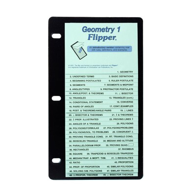 Flip Up Study Guide, Geometry 1