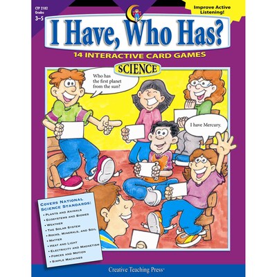 I Have, Who Has? Science, Grades 3-5