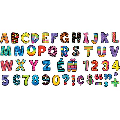 Creative Teaching Press Poppin Patterns Uppercase Letter Stickers, 133 ct. (CTP4628)