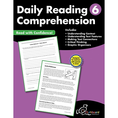 Daily Reading Comprehension Workbook, Grade 6 (CTP8186)