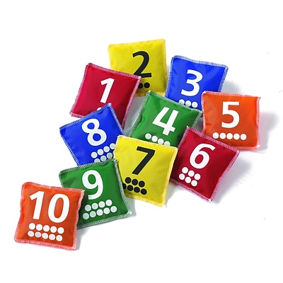Learning Advantage™ Number & Dot Bean Bags Game, 10/Pack