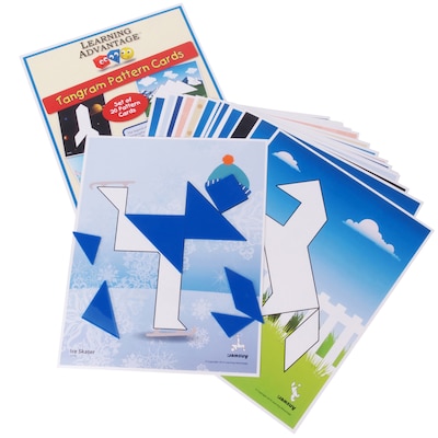 Learning Advantage Tangrams and Pattern Cards, 27/set (CTU8844)