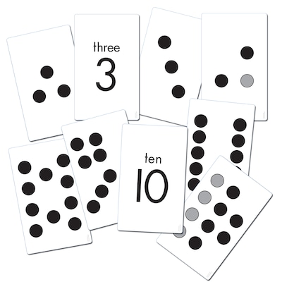 Essential Products® Subitizing Activity Cards, GR K-1, 4.75" x 7.75", 38 Double-Sided (ELP626633)