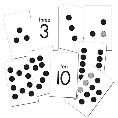 Essential Products® Subitizing Activity Cards, GR K-1, 4.75 x 7.75, 38 Double-Sided (ELP626633)