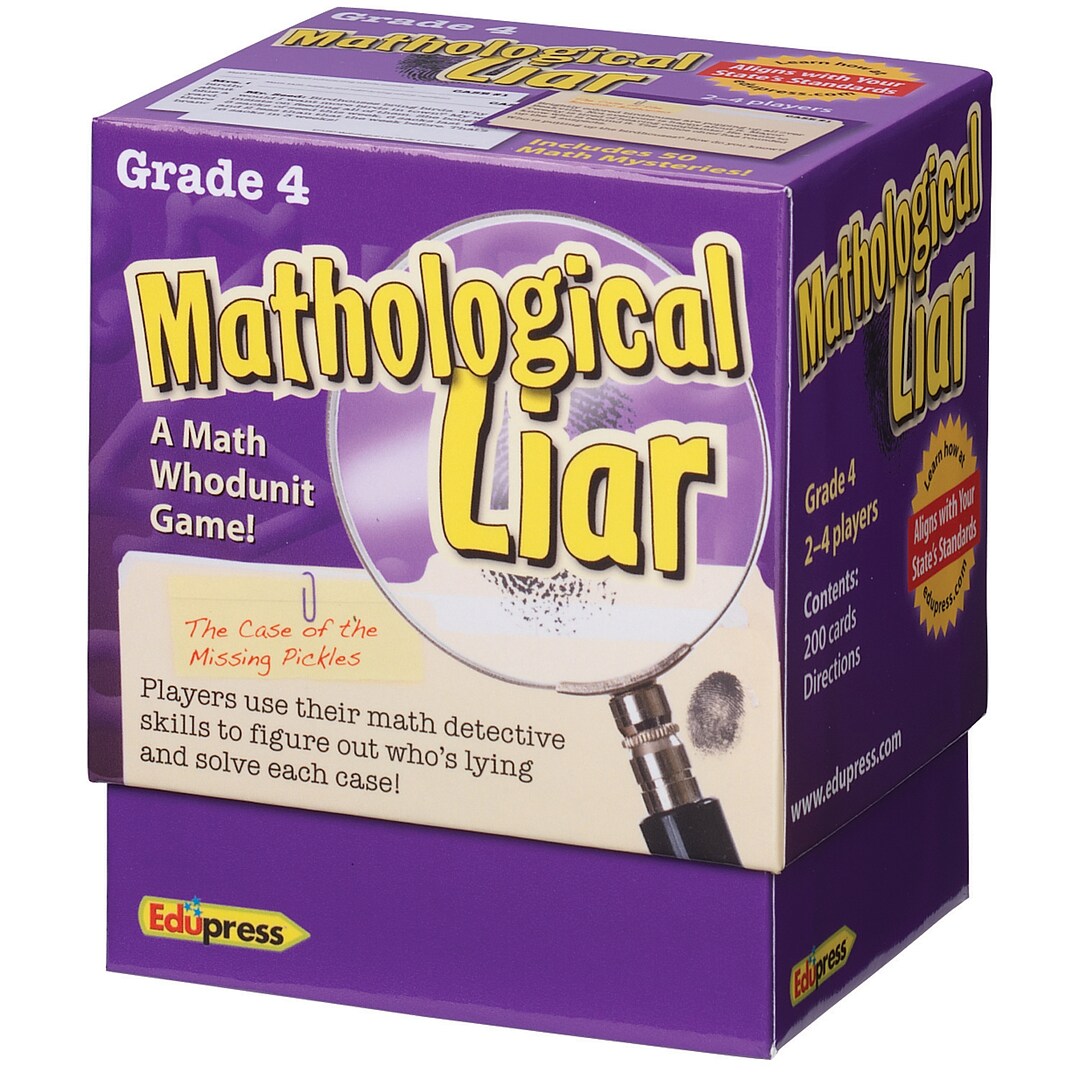 Mathological Liar Grade 4 Quill Com