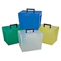 Tops Products Pendaflex Frosted Plastic File Box, Color Varies, Letter Size (ESS20881)