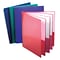 Oxford Heavy Duty 8 Pocket Poly Portfolio Folder, Assorted Colors, 5/Bundle (ESS5740404)