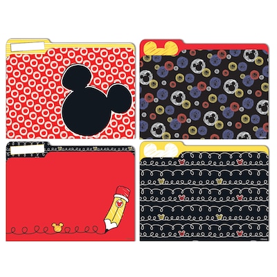 Eureka, Mickey Color Pop File Folders, 9 x 11.5, 24/PK (EU-866404)