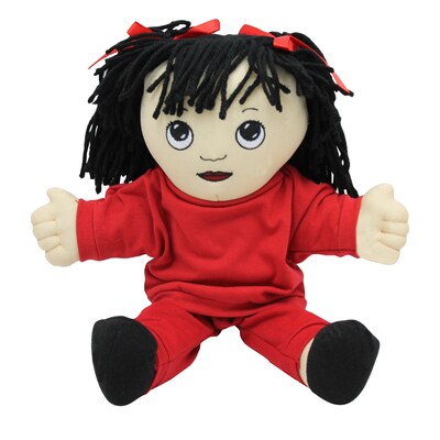Childrens Factory® Asian Girl In Sweat Suit Soft Ethnic Doll, 14 (FPH727)