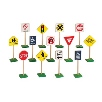 Block Play Traffic Signs, 7