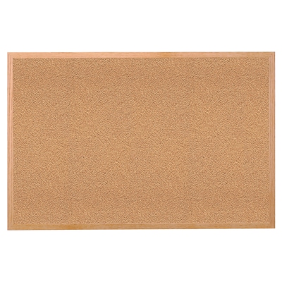 Ghent Wood Frame Cork Bulletin Board, 18 x 24 (GH-14181)