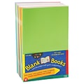 Hygloss Rainbow Brights™ Blank Book, Assorted, 10/PK, 2 PK/BD