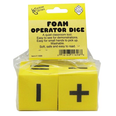 Koplow Games Dice, Foam Dice, 2, Operator