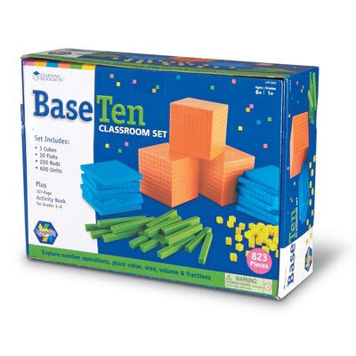 Learning Resources Brights! Base Ten Classroom Set LER3552 (LER3552)