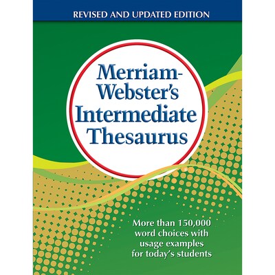 Merriam-Websters Intermediate Thesaurus, Hardcover (9780877791768)