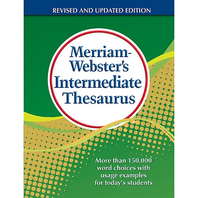 Merriam-Websters Intermediate Thesaurus, Hardcover (9780877791768)