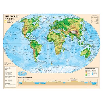 Physical Series World Map