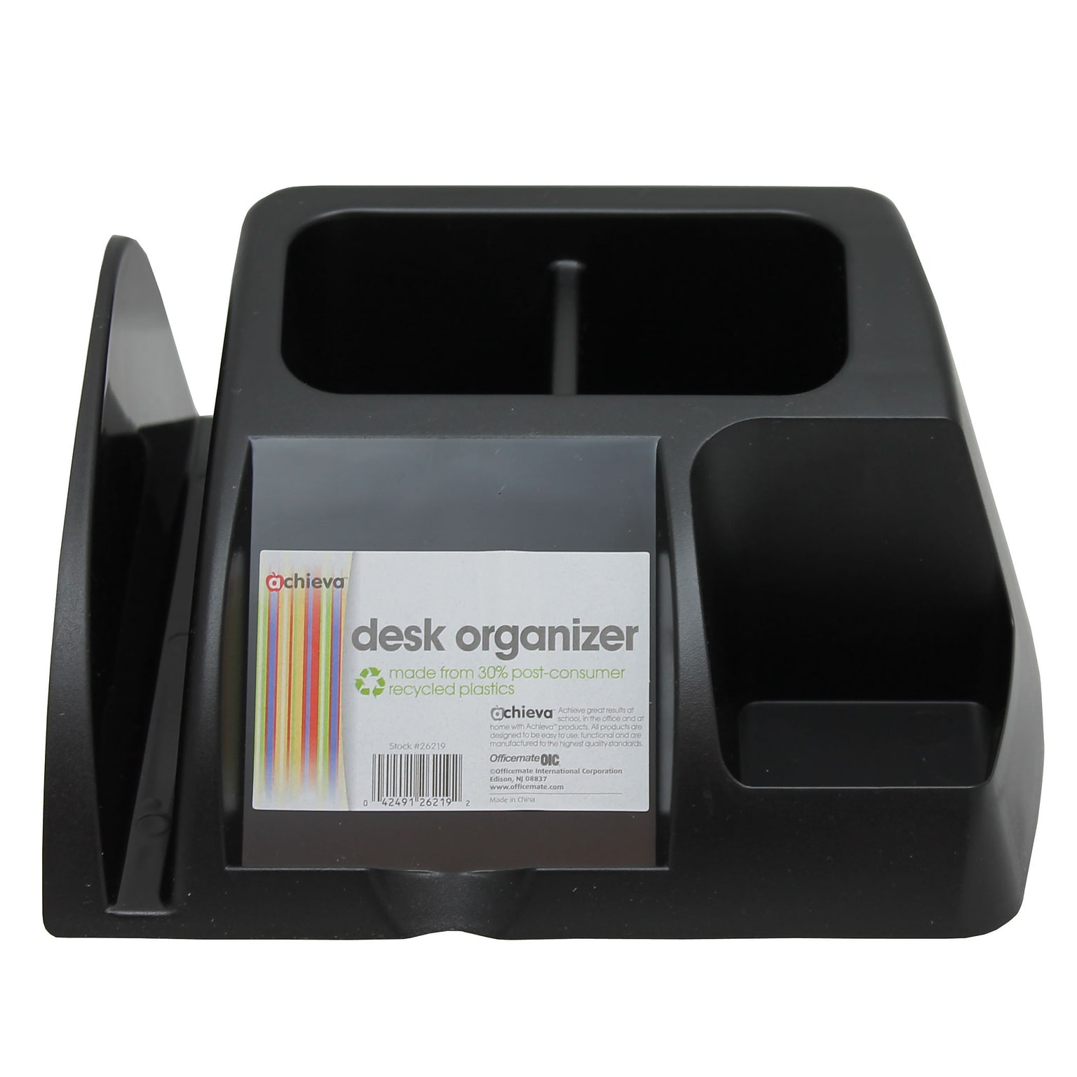 Achieva Desk Organizer, Black (OIC26219)