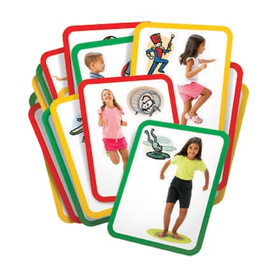 Roylco Busy Body Gross Motor Exercise Cards, 16/Pack (R-62012)
