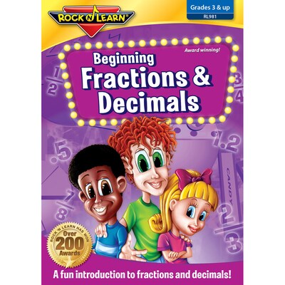 Rock N Learn® DVD Programs, Beginning Fractions & Decimals